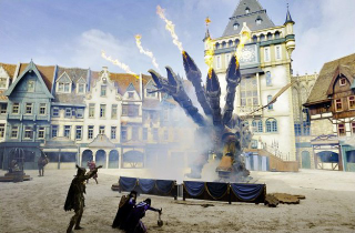 Illustration for article titled Netherlands amusement park unveils €30 million steampunk dragon show
